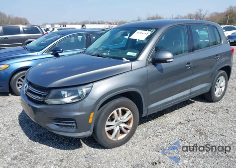 2014 Volkswagen Tiguan S from USA, damaged, VIN WVGAV3AX4EW503372